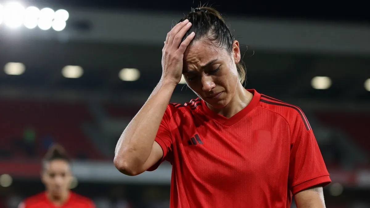 Brann: Karoline Haugland fikk rødt kort i kampen mot Austria Wien (W), ifølge VG